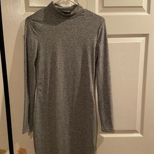 New SHEIN Grey Long Sleeve Dress